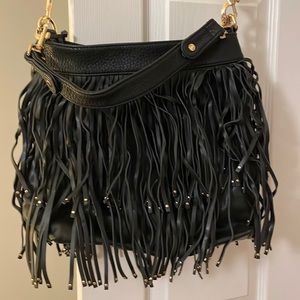 Very fun deux lux fringe purse!